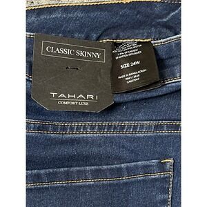 Tahari Classic Skinny Women's Size 24 Jeans Midrise New With Tags Comfort Luxe